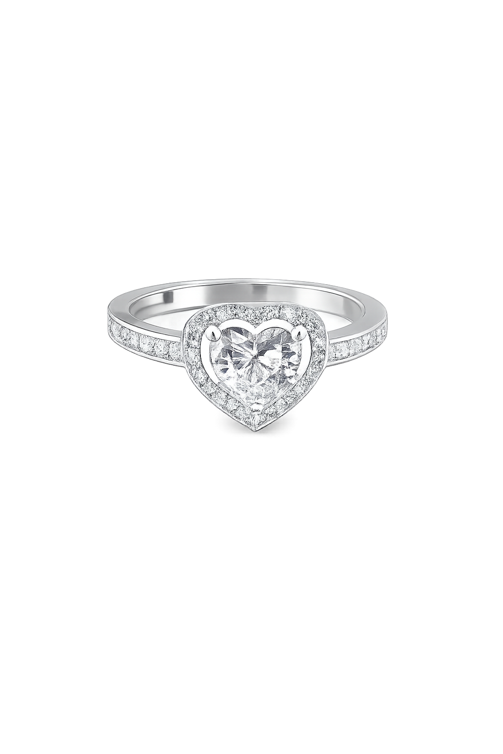 Anillo Corazón Zafiro
