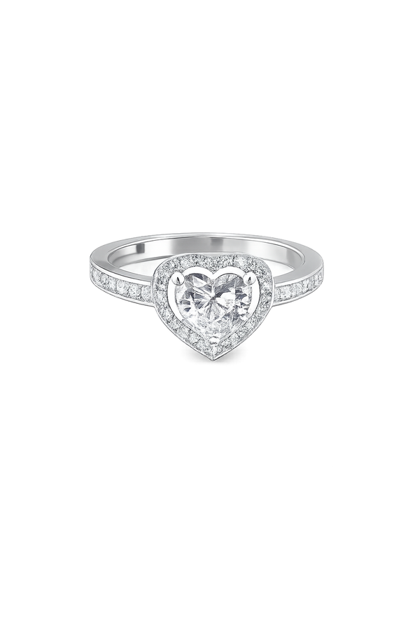 Anillo Corazón Zafiro