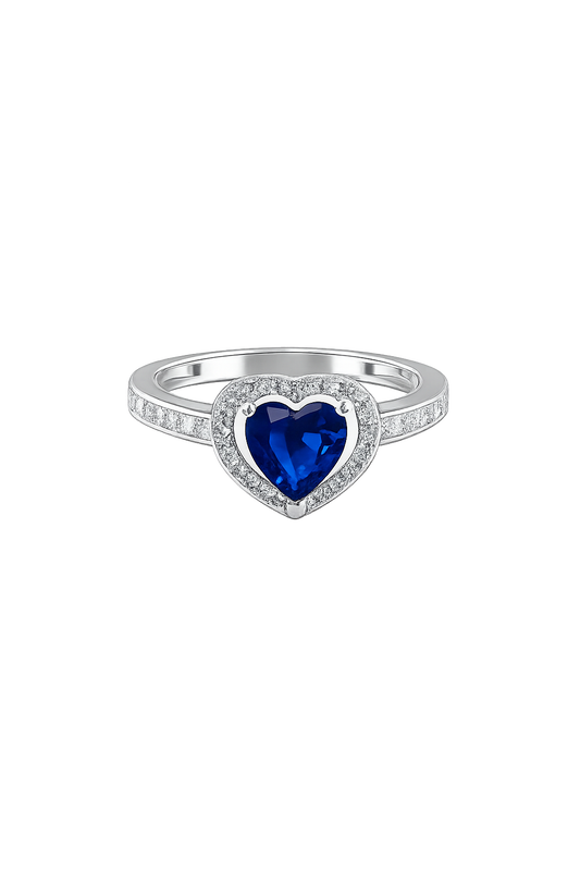 Anillo Corazón de Cristal