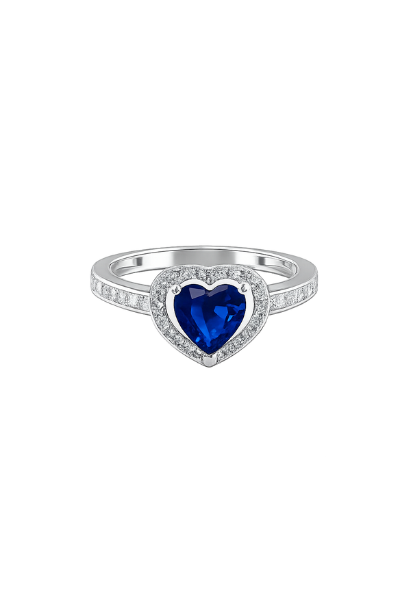 Anillo Corazón de Cristal